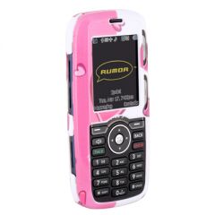 LG Compatible Snap On Cover with Swivel Belt Clip - Pink Heart  RUMORCOVPH