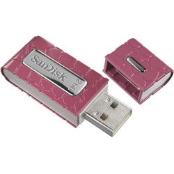 Universal SanDisk Cruzer Gator USB 2.0 Flash Drive - Pink    SDCZP-2048-A11