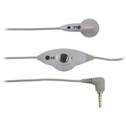 LG Original Earbud Headset  with Answer/End Button - Gray    SGEY0003208