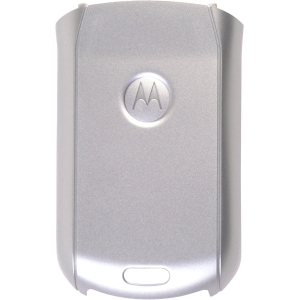 Motorola Original Slim Battery Door- Silver   SHN8757