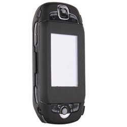 UTStarcom Compatible Rubberized Snap-On Cover with Swivel Belt Clip - Black    SIDE3RUBBK