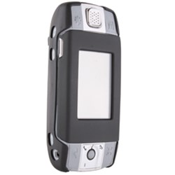 UTStarcom Compatible Rubberized Snap-On Cover with Swivel Belt Clip - Black    SIDEIDRUBBK