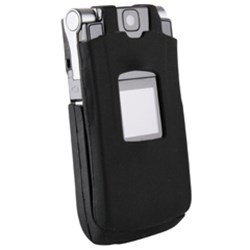 Sanyo Compatible Silicone Sleeve with No Belt Clip - Black    SIL6650BK-SY
