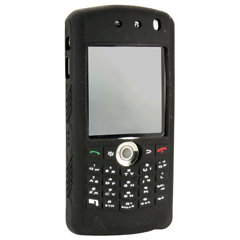 Blackberry Compatible Silicone Sleeve with No Belt Clip - Black    SIL8100BK