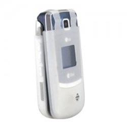 LG Compatible Clear Silicone Sleeve Without Belt Clip - SILAX300CL