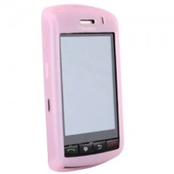 Blackberry Compatible Pink Silicone Sleeve  SILBB9500PK