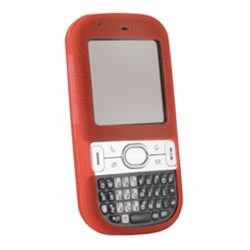 Palm Treo Compatible Silicon Sleeve Cover Without Belt Clip - Red     SILCENTRORD