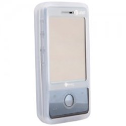 HTC Compatible Clear Silicone Sleeve Without Belt Clip  SILFUZECL