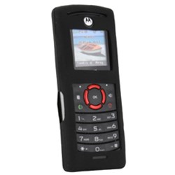 Nextel Compatible Silicon Cover Without Belt Clip -  Black        SILI425BK
