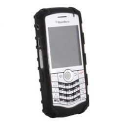 Blackberry Compatible Silicon Sleeve Without Belt Clip - Black           SILPEARL2BK