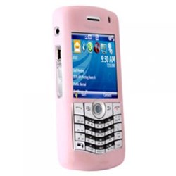 Blackberry Compatible Silicon Sleeve Without Belt Clip - Pink        SILPEARL2PK