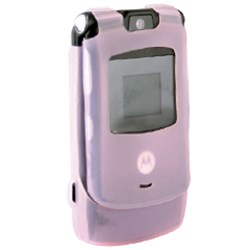 Motorola Compatible Silicone Sleeve - Baby Pink   SILV3BP