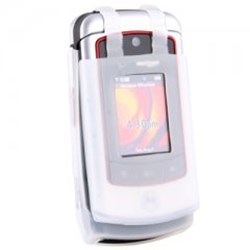 Motorola Compatible Clear Silicone Sleeve  SILV750CL-MO
