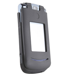 Motorola Compatible Silicone Sleeve with No Belt Clip - Black    SILV9BK