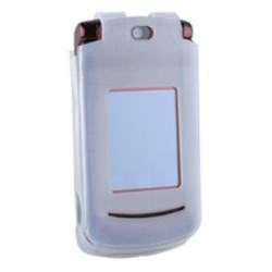 Motorola Compatible Silicone Sleeve with No Belt Clip - Clear    SILV9CL