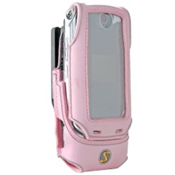 Motorola Compatible Skins Case with Swivel Belt Clip - Pink     SKINKRZRPK