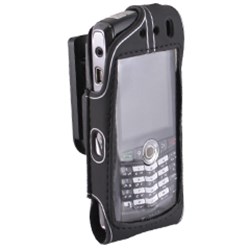 Blackberry Compatible Platinum Skin Suit Case with Swivel Clip   SKINPEARL