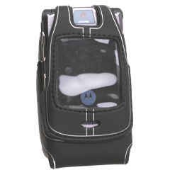 Motorola Compatible Platinum Skin Suit Case with Swivel Belt Clip  SKINV3I