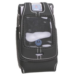 Motorola Compatible Platinum Skin Suit Case with Swivel Belt Clip  SKINV3I