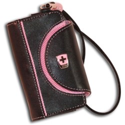 Universal Cellective Cases Lara Nylon Horizontal Pouch - Pink/Black          SP-10007-1