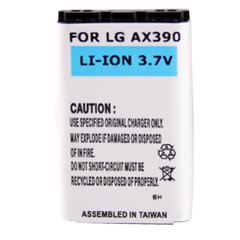 LG Compatible 1400 mAh Li-Ion Extended Battery with Black Door  SPLITAX390