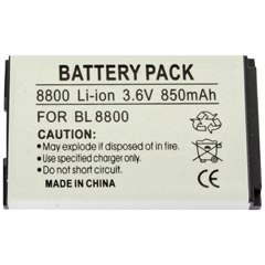 Blackberry Compatible 850 mAh Li-Ion Internal Battery    SPLITBB8800