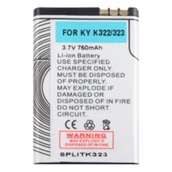 Kyocera Compatible 750 mAh Li-Ion Internal Battery   SPLITK323