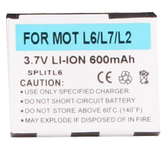 Motorola Compatible 600 mAh Li-Ion Standard Battery  SPLITL6