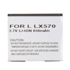 LG Compatible 650 mAh Li-Ion Standard Battery    SPLITLX570