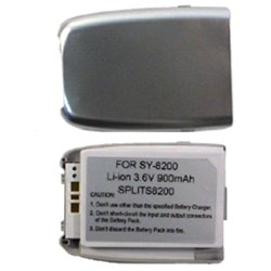 Sanyo Compatible 900 mAh Li-Ion Battery   SPLITS8200