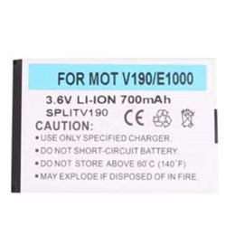 Motorola Compatible Standard Li-Ion Battery   SPLITV190