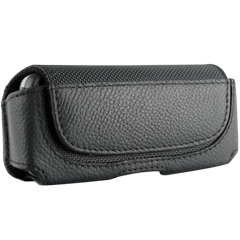 Universal Trend Medium Horizontal Leather Pouch Case - Black    TRENDMD