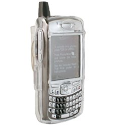 Treo Compatible Crystal Case Snap-on Cover with Flip Up Lens - Clear   TREOCOVCL