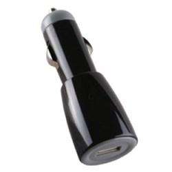 Universal Cigarette Lighter Plug with Single USB Charging Port - Black USBCLA Universal Cigarette Lighter Plug with Single USB Charging Port - Black USBCLA