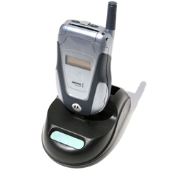 Nextel Compatible Dual Desktop Charger with Travel Charger and LCD   UTWIC502