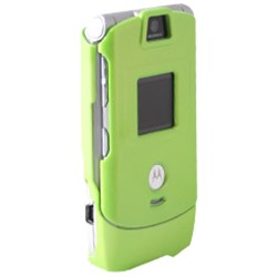 Motorola Compatible Crystal Case Snap-on Cover - Lime   V3COVLIME