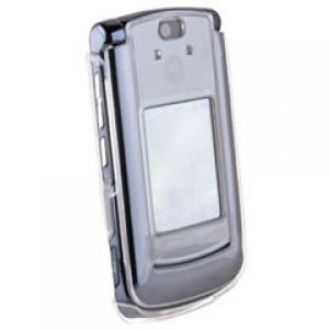 Motorola Compatible Crystal Snap-On Cover Without Belt Clip - Clear    V9COVCL