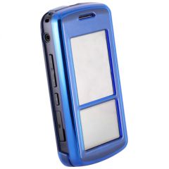 LG Compatible Snap On Cover with Swivel Belt Clip - Transparent Blue        VENUSCOVBL