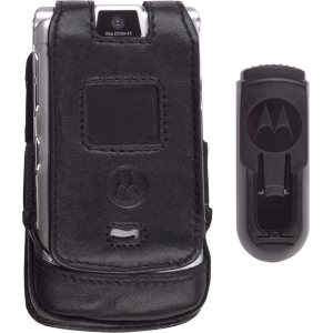 Motorola Original Half/Full Leather Case with Rotating Belt Clip  VLV32