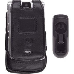 Motorola Original Half/Full Leather Case with Rotating Belt Clip  VLV32