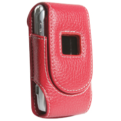 Universal Vogue Vertical Leather Pouch - Red     VOGUEV3RD
