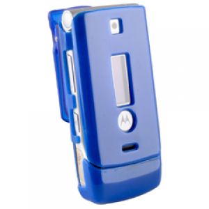 Motorola Compatible Snap-On Cover with Swivel Belt Clip - Dark Blue    W385COVDB