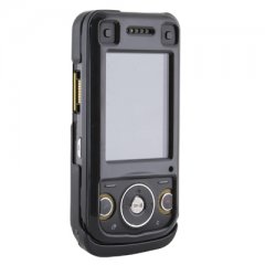 Sony Ericsson Compatible Solid Black Protective Shield with Swivel Belt Clip  W760COVBK