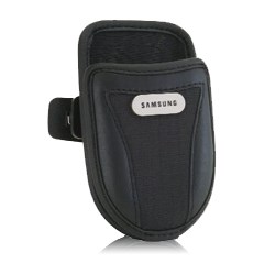 Samsung Original Leather Molded Pouch with Swivel Belt Clip - Black WT17200000129 Samsung Original Leather Molded Pouch with Swivel Belt Clip - Black WT17200000129