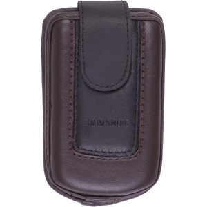 Samsung Original Leather Pouch - Brown and Black   WT17200000130