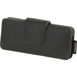 Samsung Original Leather Horizontal Pouch - Black    WT17200000137