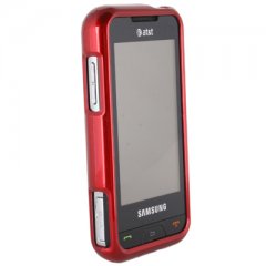 Samsung Compatible Red Protective Shield with Swivel Belt Clip  A867COVRD