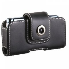 Anti Magnetic Leather Holster- Black  ANTIMAGHV9