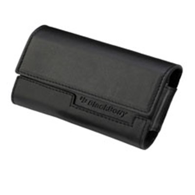 Blackberry Original Leather Horizontal Pouch - Black    ASY-15476-004