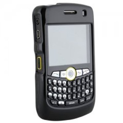 Blackberry Compatible Solid Black Protective Shield with Swivel Belt Clip  BB8350COVBK
